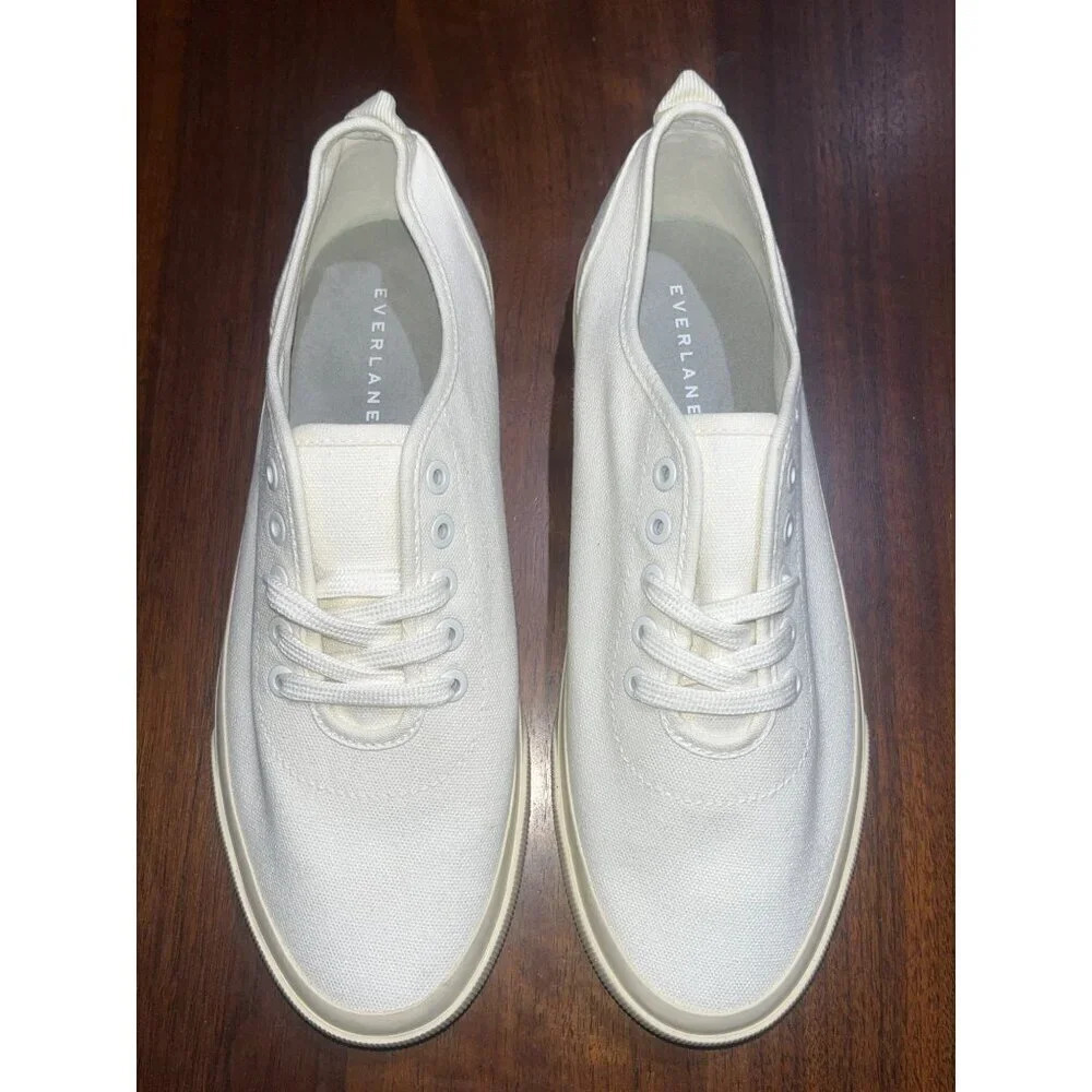 Everlane The Forever Sneaker in White Mens New Athletic Shoes - Picture 4 of 14